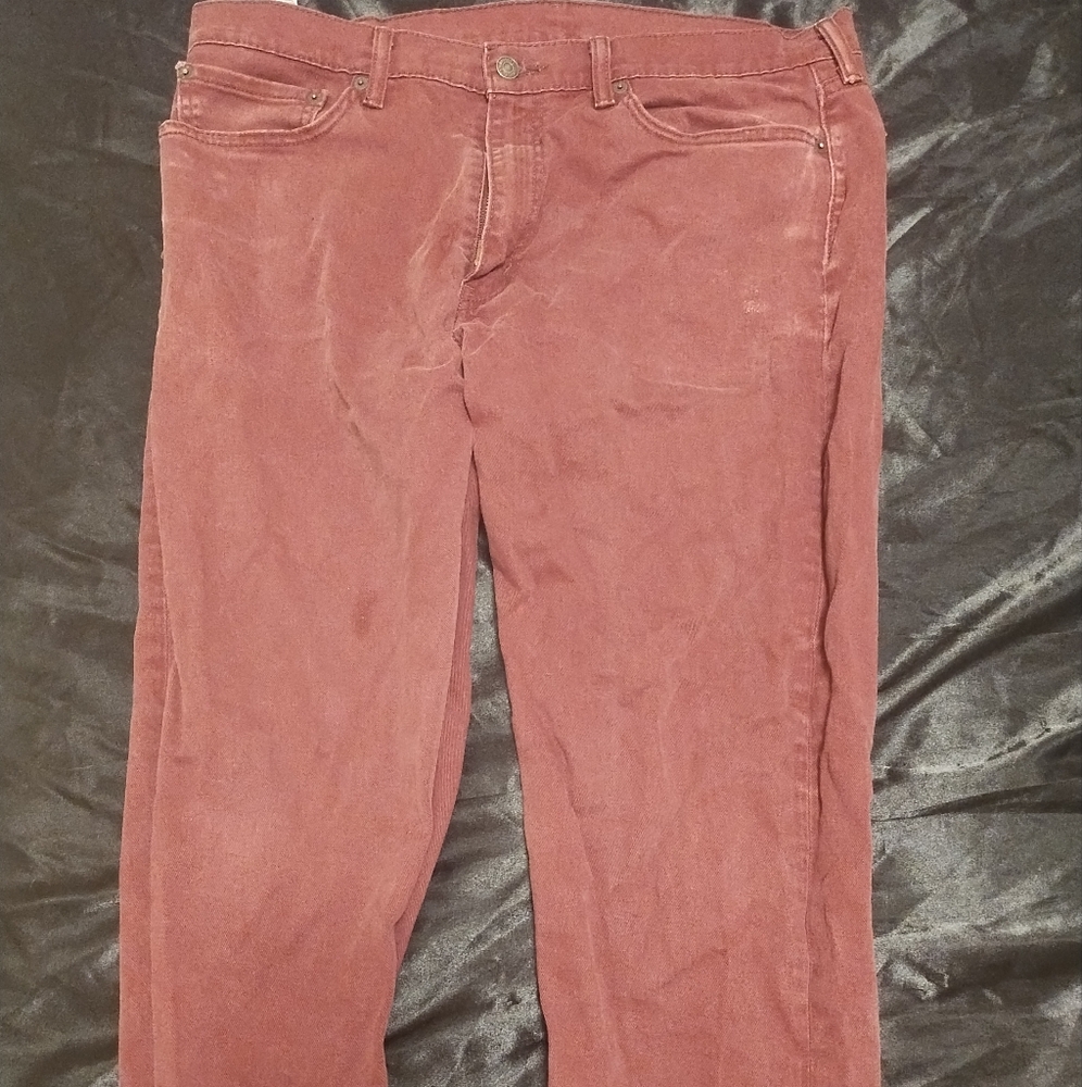 Levi men's jeans, Maroon